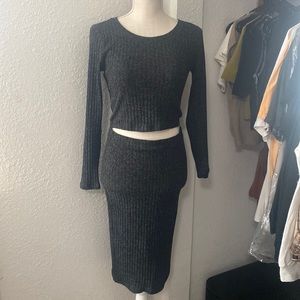 F21 Ribbed Co-Ord Set